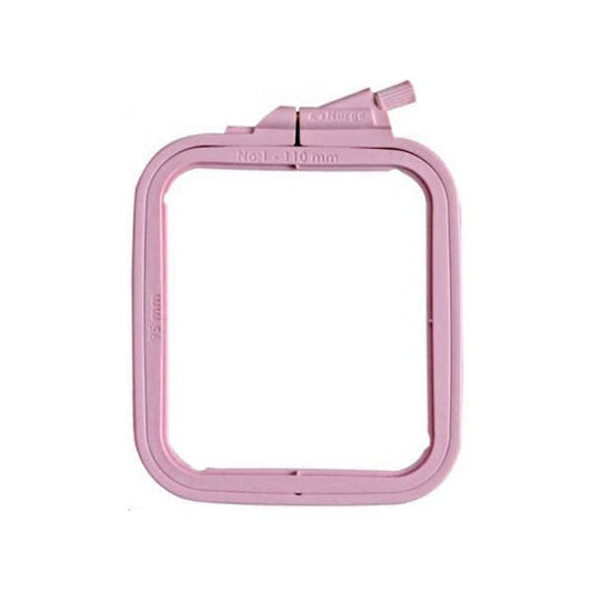Nurge Square Plastic Hoops 110mm  X 95MM (4.3" 3.75"): Pink / 110 x 95mm ( 4.3" x 3.75" )