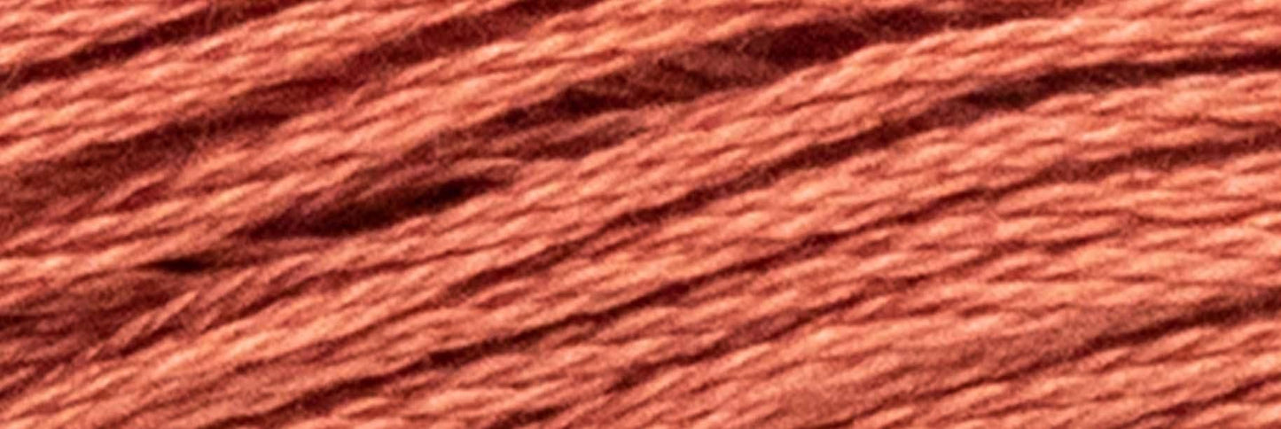 12 Pack of Stranded Cotton Luca-S - 409 / DMC 3830 / Anchor 5975