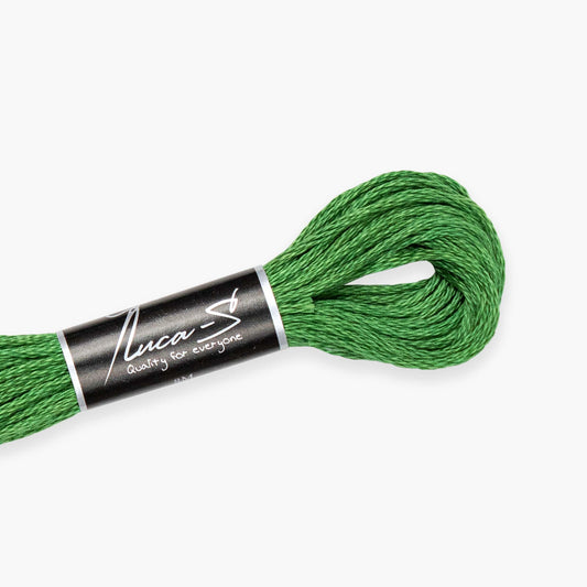 12 Pack of Stranded Cotton Luca-S - 255 / DMC 987 / Anchor 244