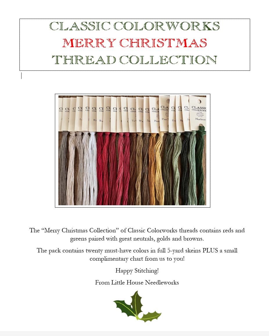 Classic Colorworks "Merry Christmas" Thread Collection