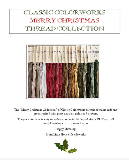 Classic Colorworks "Merry Christmas" Thread Collection