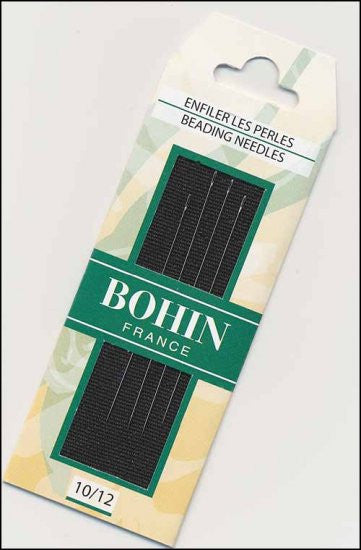 Bohin Beading Needles Sizes 10 and 12 Long